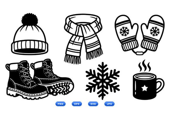 Cozy Winter Clipart Collection