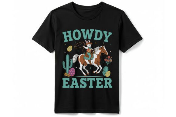 Howdy Easter Cowboy Bunny T-Shirt