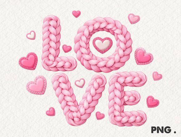 LOVE Faux Yarn PNG Review