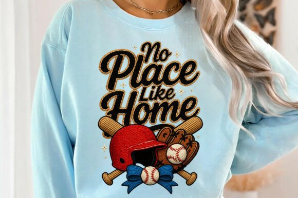 No Place Like Ho Me Fox Yarn T-Shirt