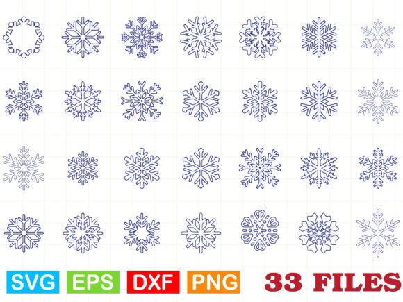 Snowflake Outlines Bundle Review