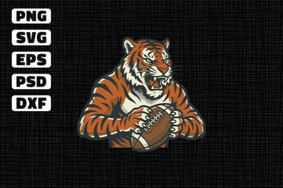 Touchdown American Football Tiger